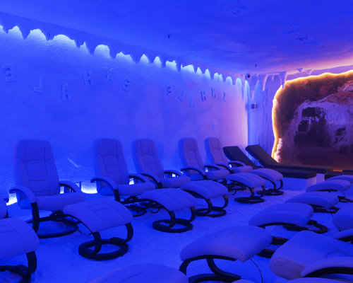 Hampton Salt Room entrance and reception area